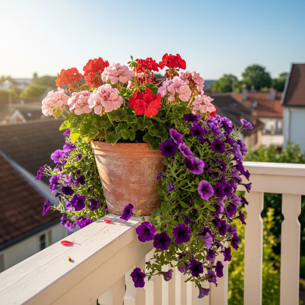 15 Farbenfrohe Ideen für Bunte Sommerblumen im Topf