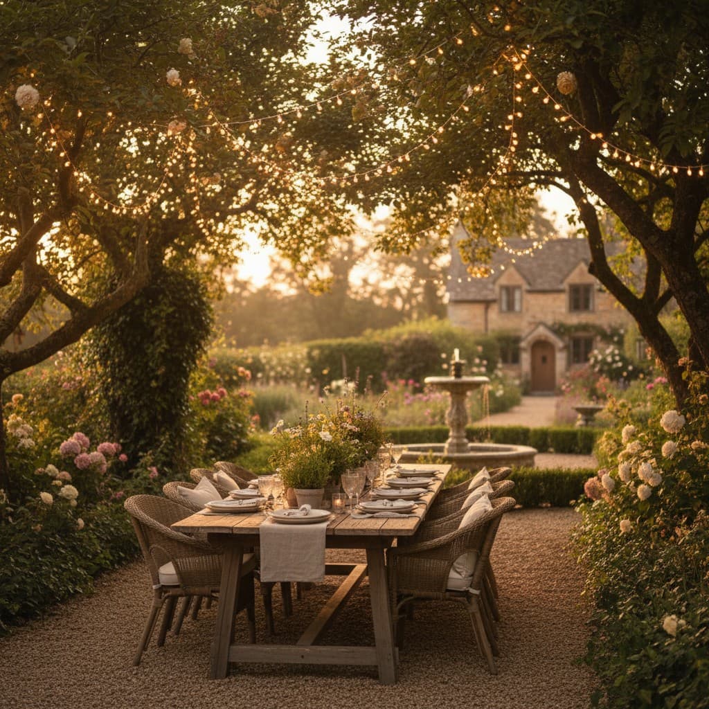 15 zauberhafte Ideen für ein spätsommerliches Abendessen im Freien