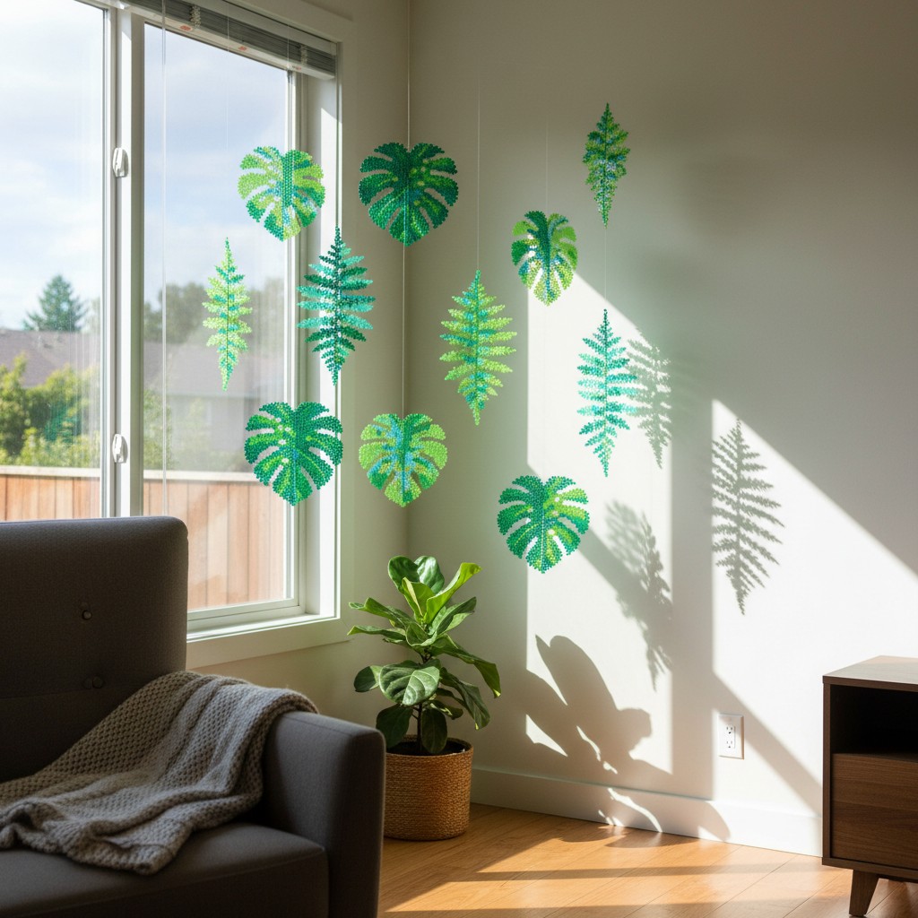 Leichtigkeit für die Scheibe: Botanische Fensterdeko