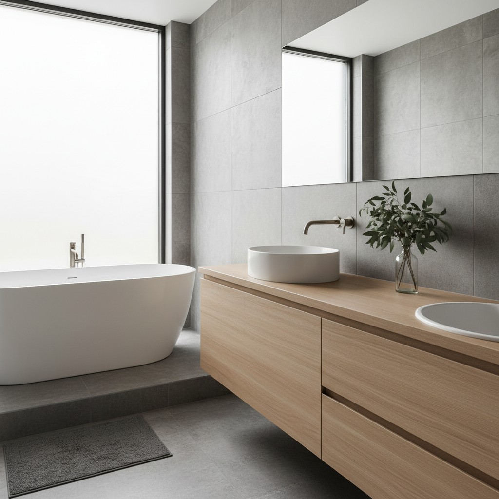 Natürliche Akzente: Trockenblumen im Badezimmer