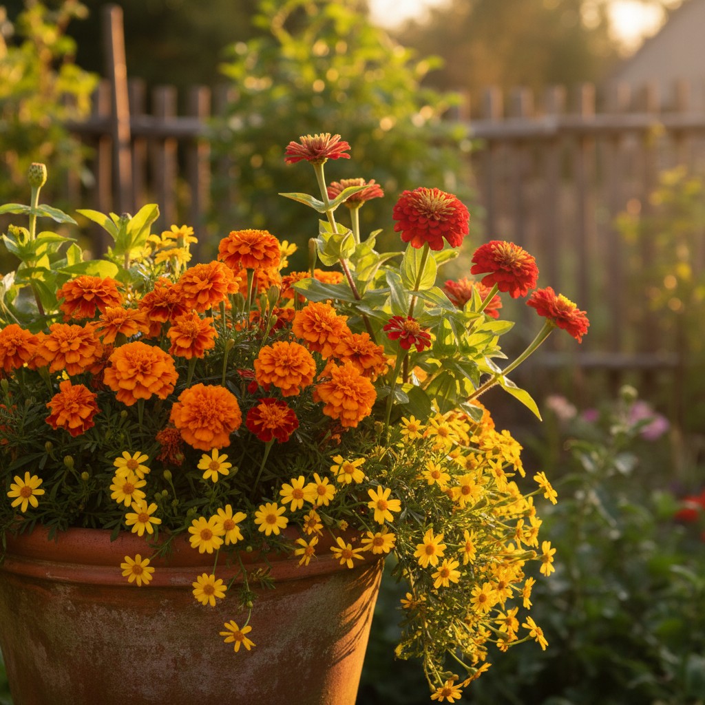 Der Sonnenuntergangs-Topf: Warme Farbpalette