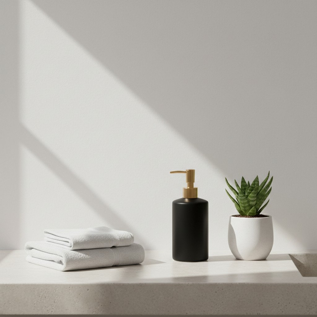 Badezimmer-Minimalismus: Das Hotel-Gefühl