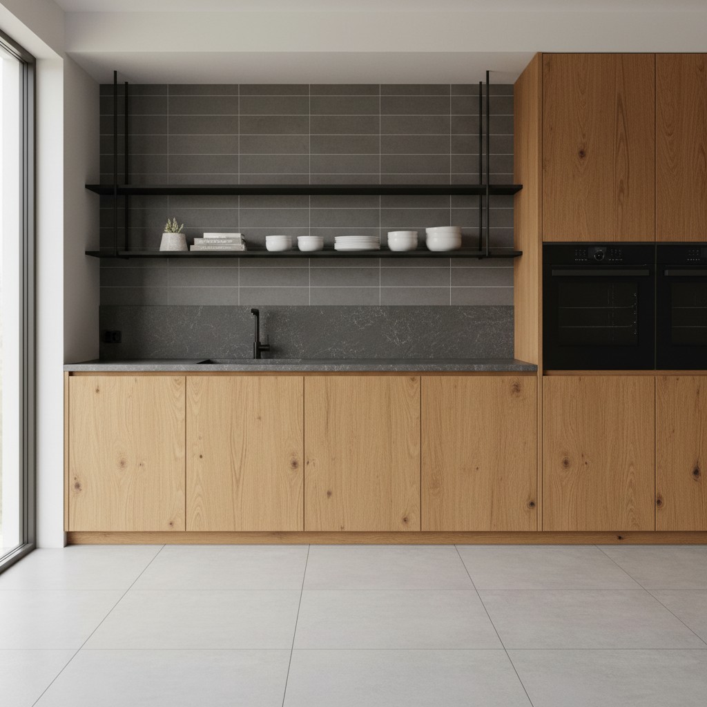 Materialmix mit Charakter: Holz trifft auf Metall