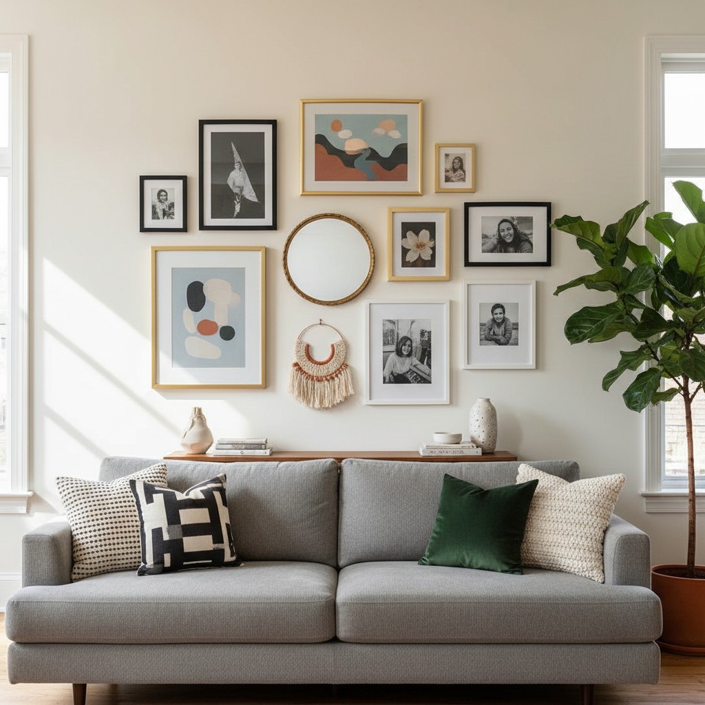 Neue Wandgalerien: Mix & Match