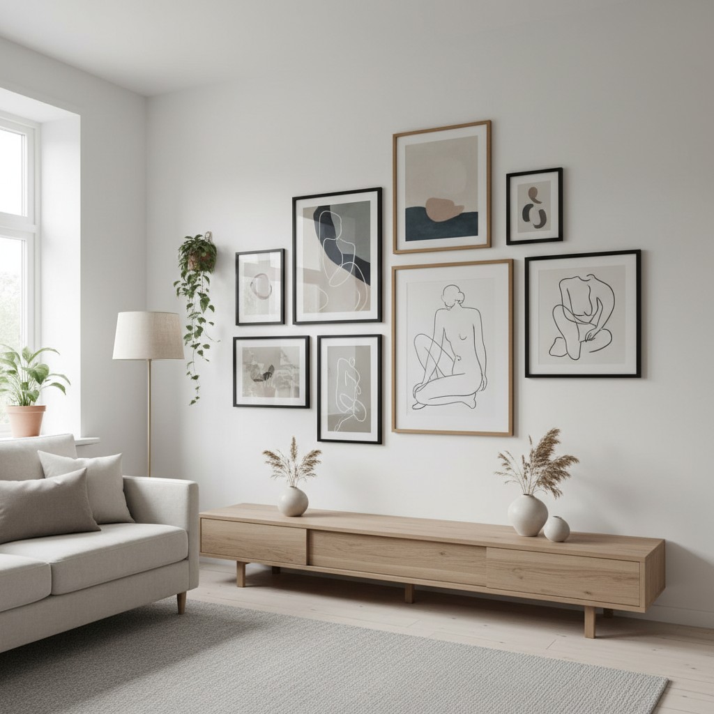 Weniger ist mehr: Minimalistische Wandgestaltung