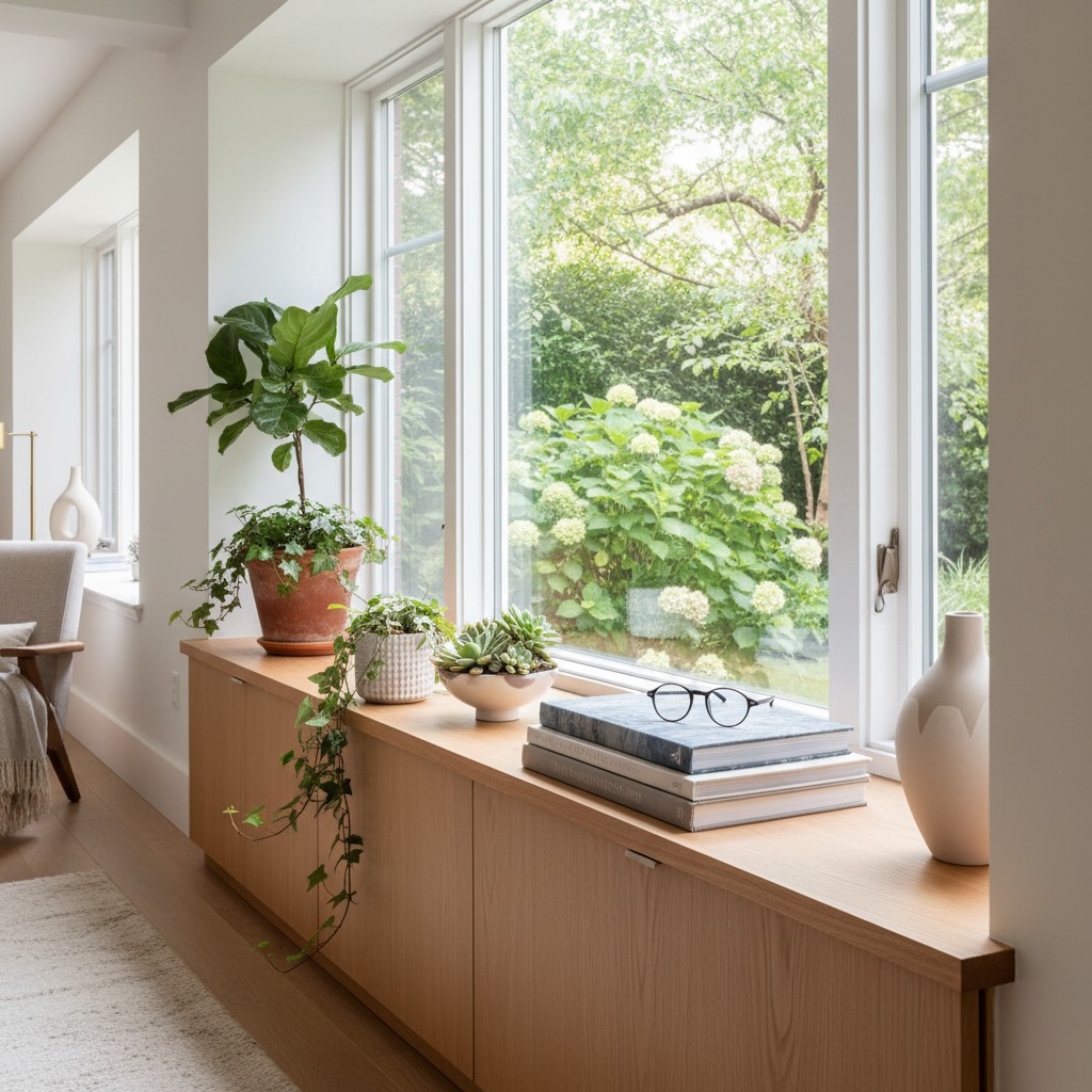 Die Fensterbank aktiv gestalten